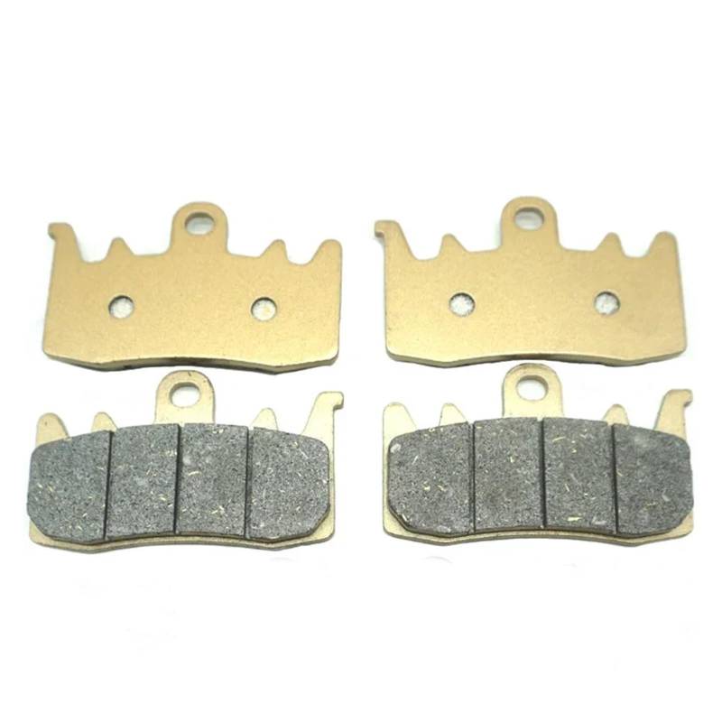 Motorrad Vorne Hinten Bremsbeläge for Tiger 1200 XCA/Tiger XCX Tiger 1200 XCA 2018 2019 2020 Abenteuer 1200XCA 1200XCX(2 X Front Brake Pads) von LOKAXXZU