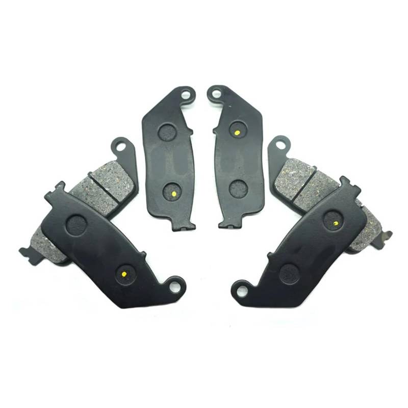 Motorrad Vorne Hinten Bremsbeläge for Xciting 500 2004-2015 Xciting ich Evo ABS 2011-2013 Xciting R ABS 500 2009-2013(Front Rear Pads) von LOKAXXZU