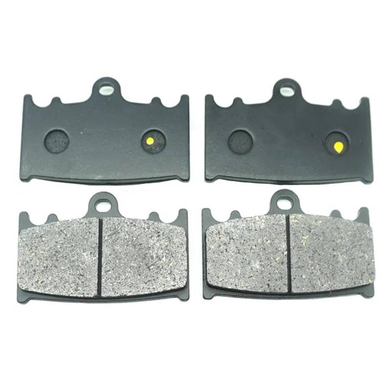 Motorrad Vorne Hinten Bremsbeläge for ZR1200 ZRX1200 DAEG 2009-2016 ZX1200 ZZ-R 1200 2002-2005 ZR ZX ZRX 1200(2 X Front Brake Pads) von LOKAXXZU