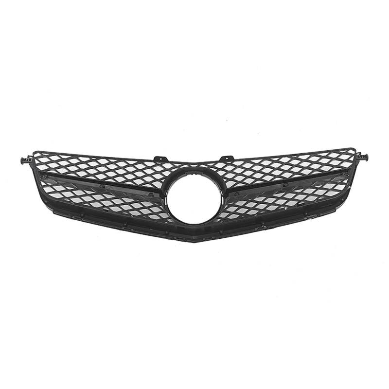 Auto Frontschürze Grill für Mercedes Benz W204 C63 AMG 2008-2011,Frontgrill Mittel netz gitter Montage rahmen abdeckung Außen Bodykit Teil von LOKORI