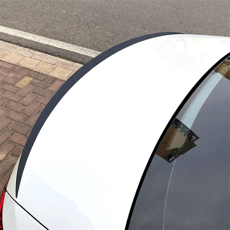 Hinten Stamm Spoiler Für Mercedes Benz C Class W206 C200 C260 C300 C43 C63 AMG 2022 2023,Carbon Fiber/ABS Hinten Stamm Deckel Auto Spoiler Flügel Styling Zubehör,A-Glossy Black von LOKORI