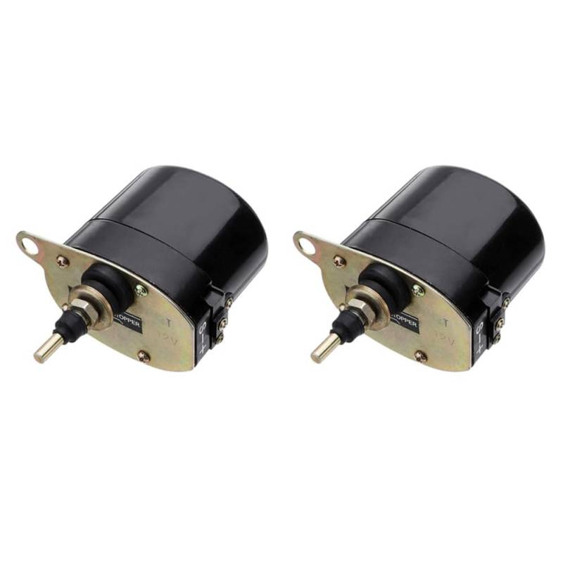 LOLPALONE 2X Scheiben Wischer Motor, 12V Auto Auto Scheiben Windschutzscheibe Wischer Motor für Willys Traktor 01287358 7731000001 von LOLPALONE