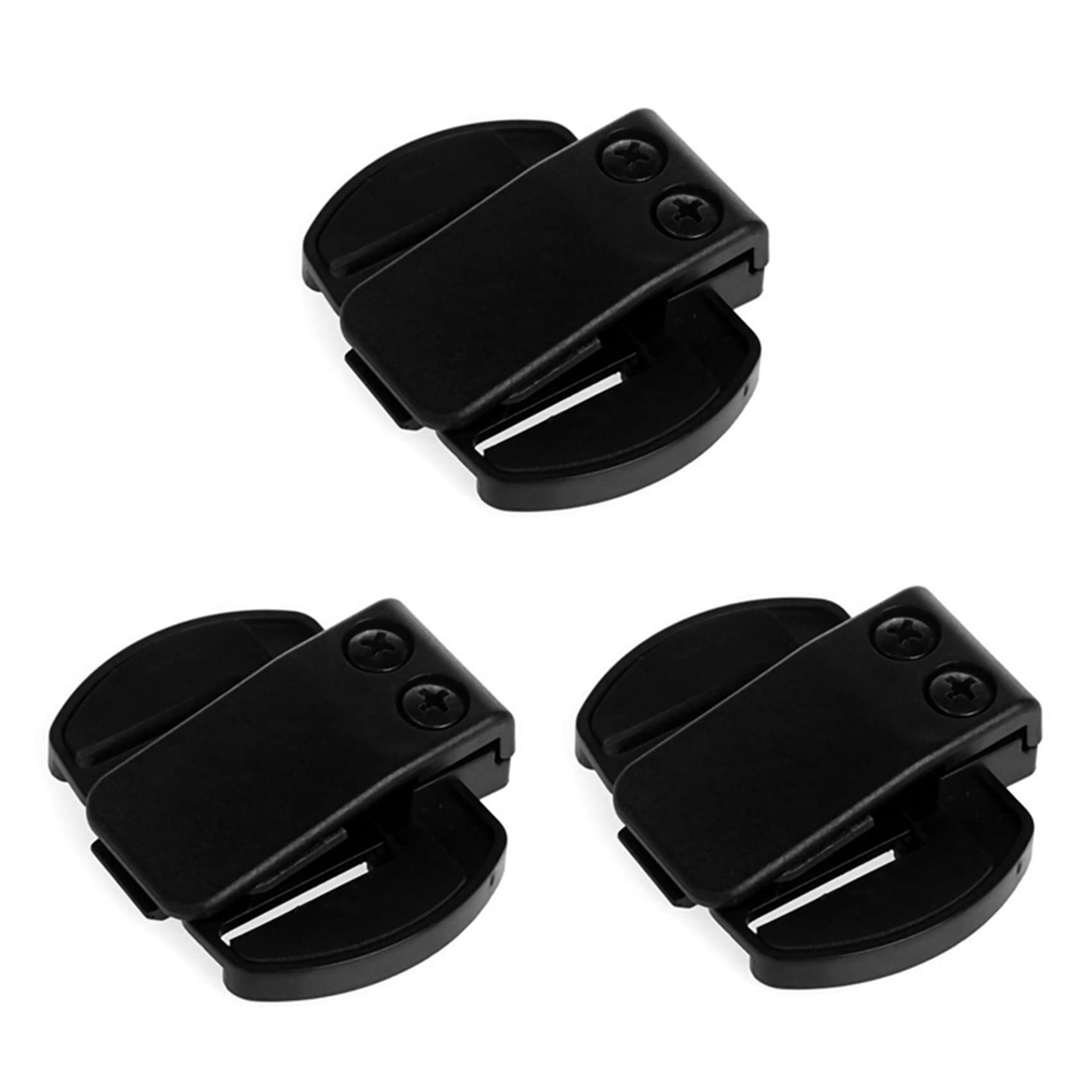 LOLPALONE 3X Motorcycle Helmhalterung Intercom Clip V4 V6 Zubehör Motorradhelm Headset von LOLPALONE