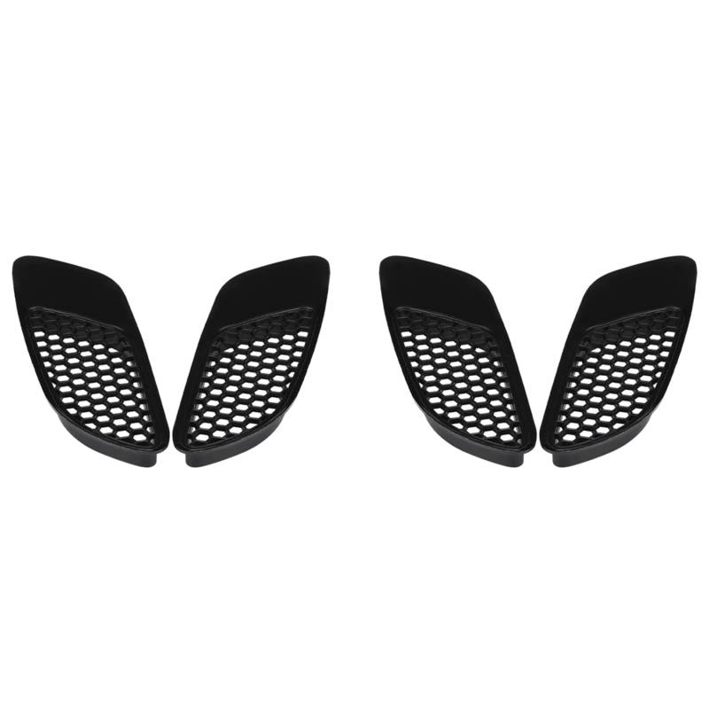 LOLPALONE 4 Stücke Lüftungsschlitze für Echtes M3 Modellauto Front Air Scoop Bonnet Vent Hood Vent Louvers für E90 E91 E92 E93 M3 ABS von LOLPALONE