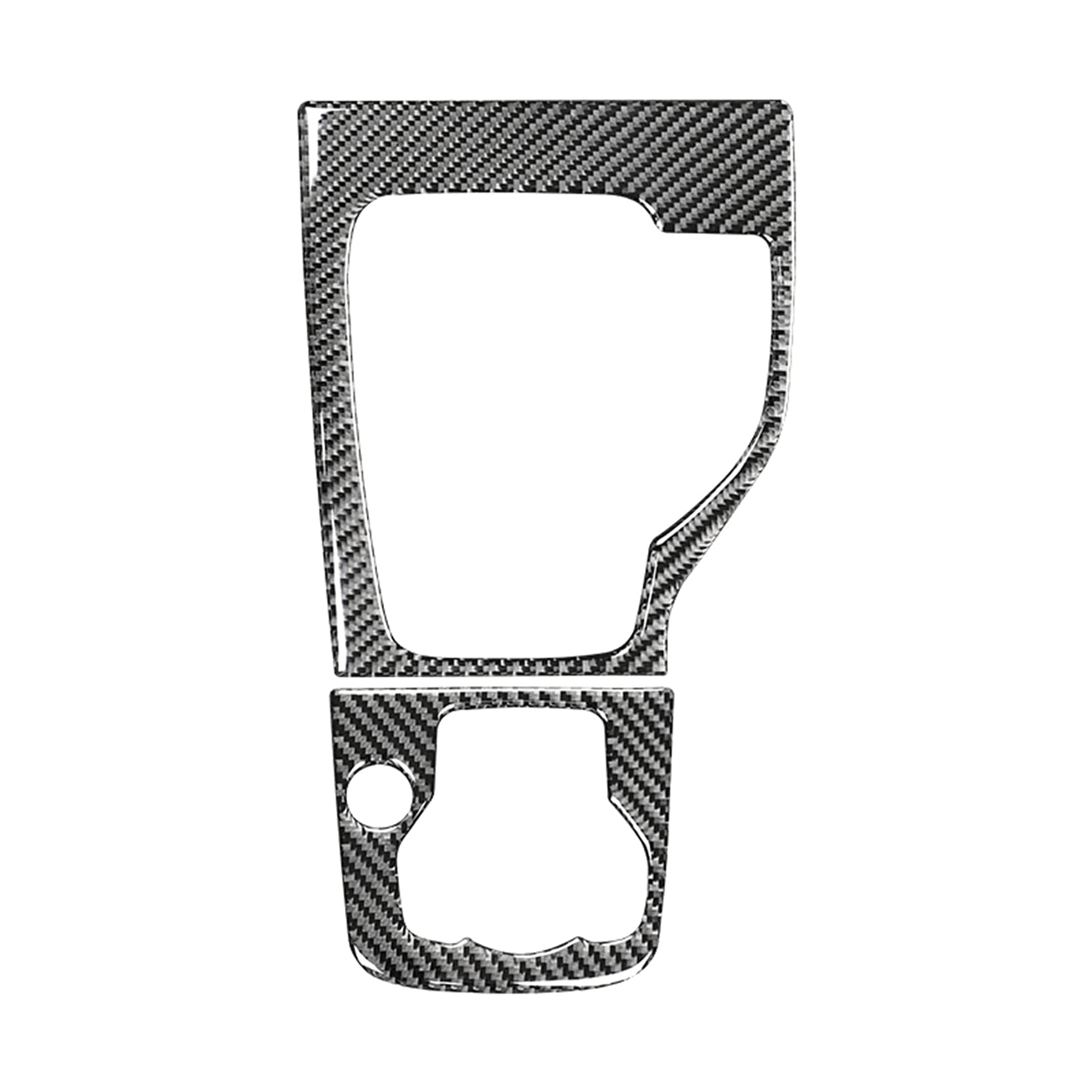 LOLPALONE Auto In Kohlefaser Schaltkopf Schaltknauf Panel Abdeckung Trim Aufkleber für 3 Axela 2014 2015 2016 2017 Zubehör (RHD) von LOLPALONE