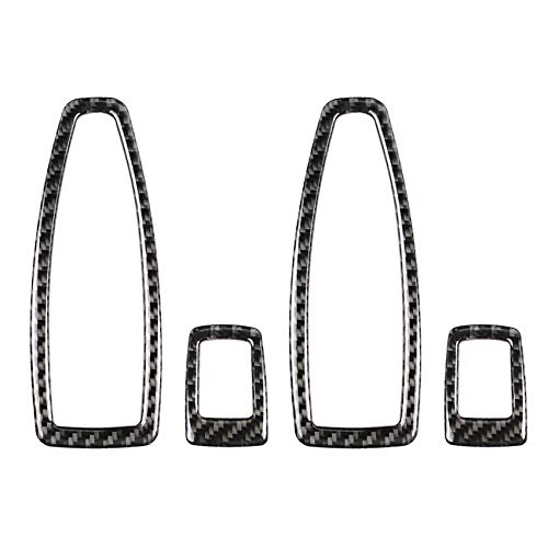 LOLPALONE Carbon Faserverkleidung Rahmenfenster Glasscheibe Armlehne Hebeverkleidung Set Schaltknopfverkleidung für F30F20F34 New 3 Series von LOLPALONE