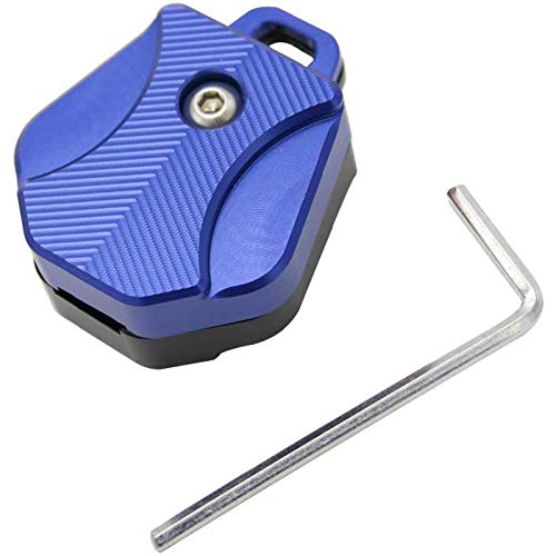 LOLPALONE Motorrad SchlüSsel Bund Shell SchlüSsel Schutz Dekoration Fall für YZF XJR1300 FJR1300 MT09 MT07 XJ6 TMax FZ6 FZ8 R3 R1 R6 (Blau) von LOLPALONE