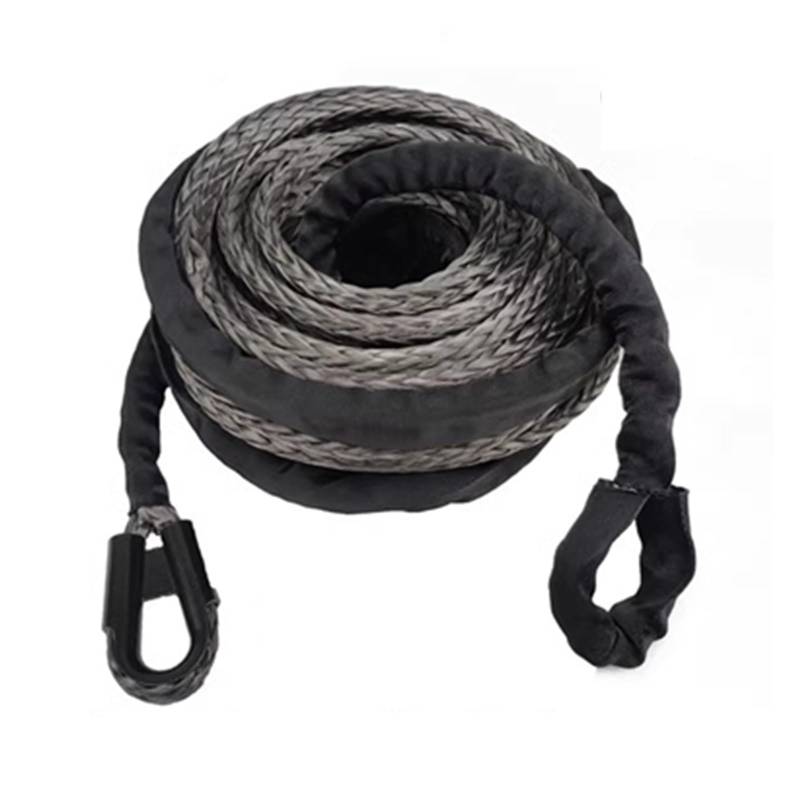 Synthetisches Windenseil 15 m 26500 lbs/12 Tonnen Synthetische Winde Verlängerung Seil for Off-Road-Fahrzeug ATV UTV SUV LKW Boot Winde Zubehör von LOMCOT