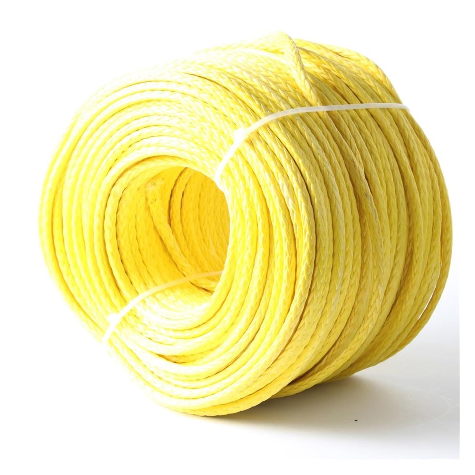 Synthetisches Windenseil 28.000 lbs Synthetisches Windenseil, 12 mm x 100 m, Synthetisches UHMWPE-Windenseil(Yelloe) von LOMCOT