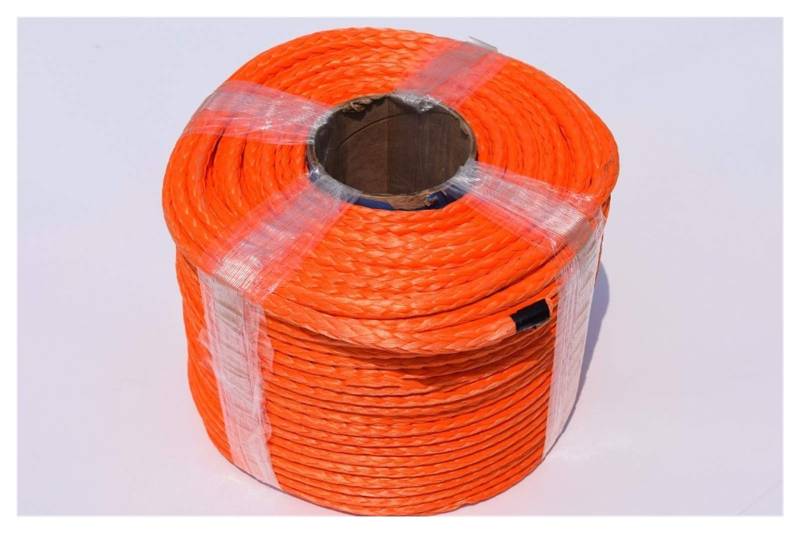 Synthetisches Windenseil-Kabelset 10mm * 100m Orange Synthetische Windeseil, ATV-Windekabel, Uhmwpe-Seil, Off-Road-Seil von LOMCOT