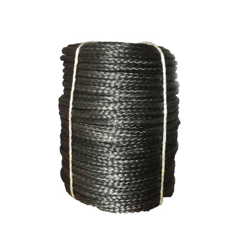 Synthetisches Windenseil-Kabelset 14mm x 100 Meter Plasmaseil Synthetische Winde-Seilkabellinie for ATV/UTV/Off-Road(Noir) von LOMCOT