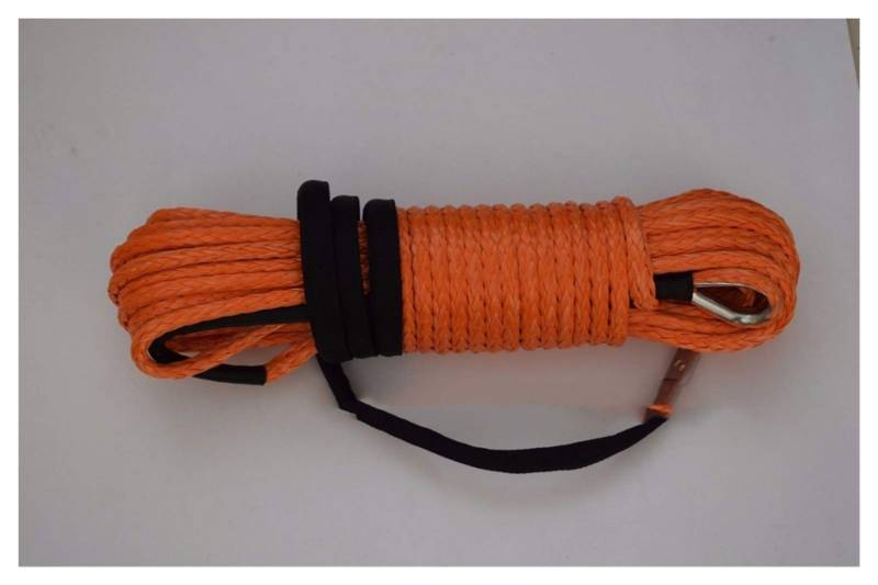 Synthetisches Windenseil-Kabelset 3/8 "* 100ft orange Synthetisches Windenseil, Ersatzwindekabel, 3/8" Off Road Seil von LOMCOT