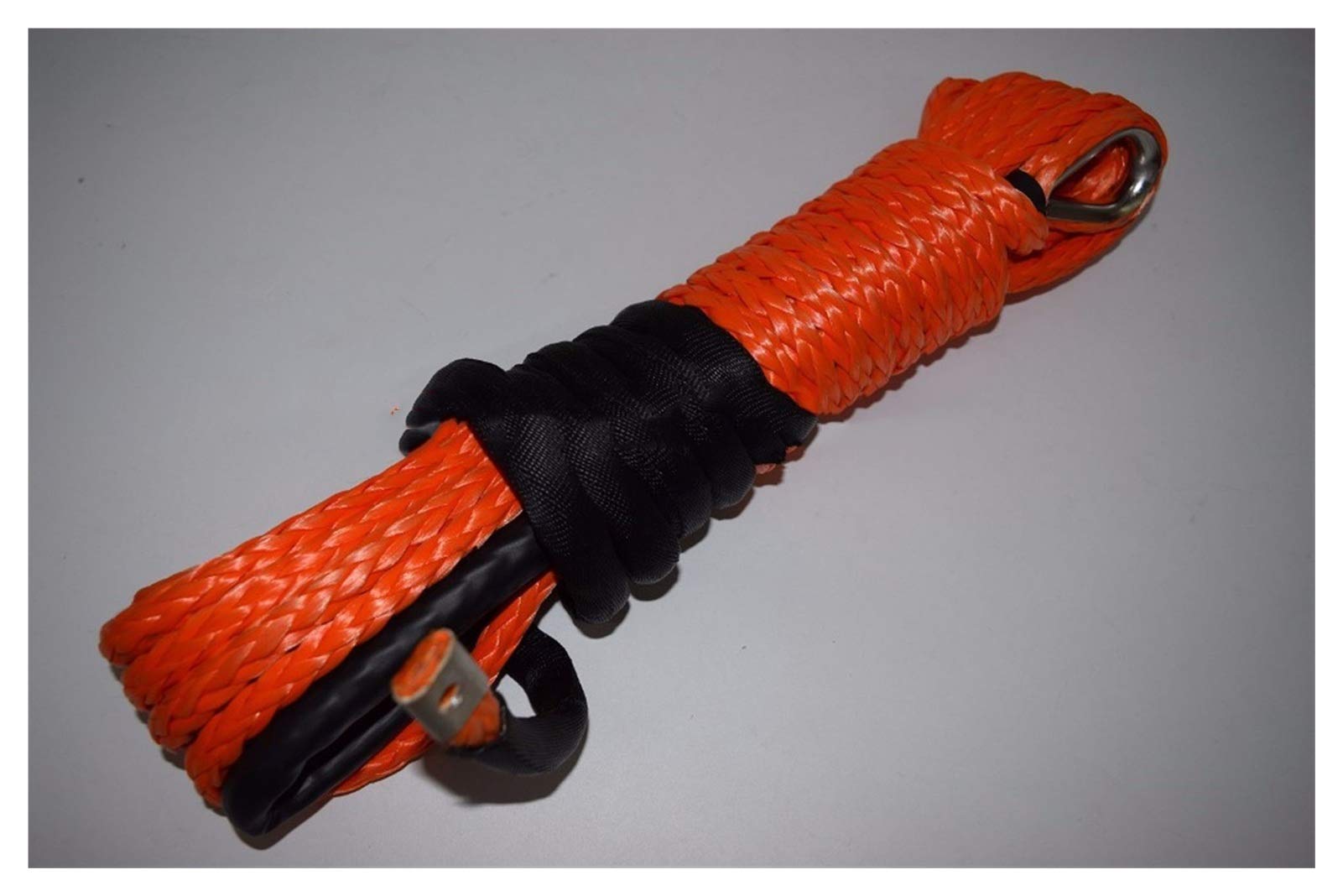 Synthetisches Windenseil-Kabelset 7/16 "* 40ft orange Synthetisches Seil, Synthetisches Winde-Kabelseil, Stahlwindekabel, synthetische Seilwinde, ATV Winch Line von LOMCOT