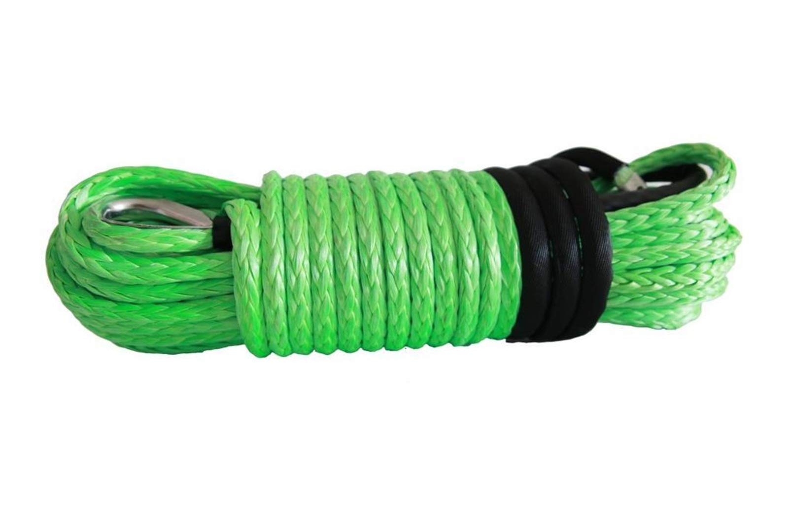 Synthetisches Windenseil-Kabelset 7/16 Zoll * 100 ft Synthetisches Windenseil(Green) von LOMCOT