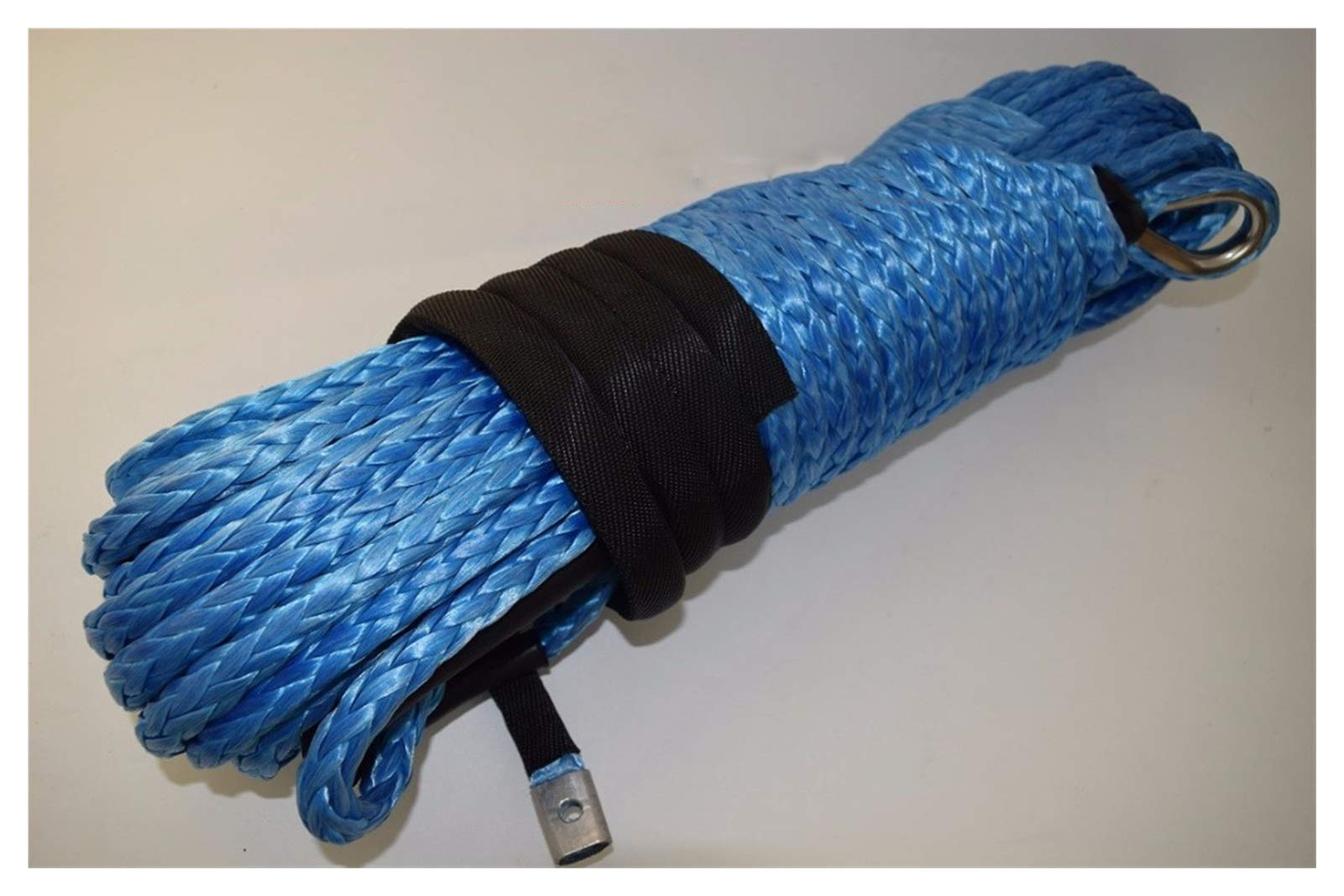 Synthetisches Windenseil-Kabelset Blau 11mm * 30m Winde Seil, 7/16 "Ersatz synthetischer Windenkabel, Bootswindeseil, Off-Road Seil von LOMCOT