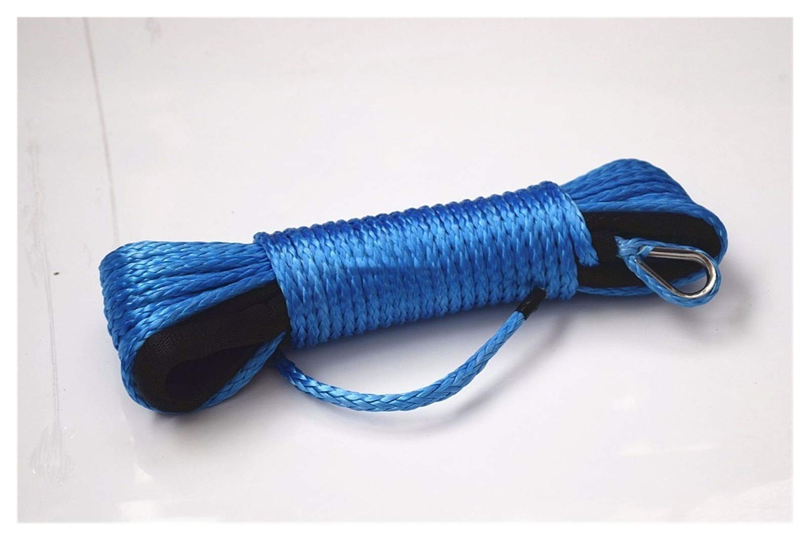 Synthetisches Windenseil-Kabelset Blau 3/16 "* 50ft Synthetisches Windenseil, ATV Winch Line, Bootswindekabel 4500LBS for Winde-Accemies, Kevlar-Seil von LOMCOT