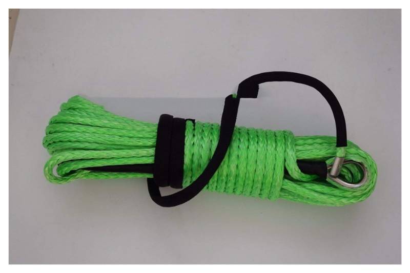 Synthetisches Windenseil-Kabelset Grüne 10mm * 30m ATV Winch Line, Synthetisches Windenseil, Winde-Seilverlängerung, Bootswindeseil, Plasmaseil von LOMCOT