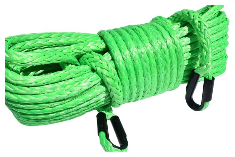 Synthetisches Windenseil-Kabelset Grüne 12mm * 45m Synthetische Winde-Seilverlängerung, Ersatzverlängerungsseil for Winde, Ersatzwinklabel von LOMCOT