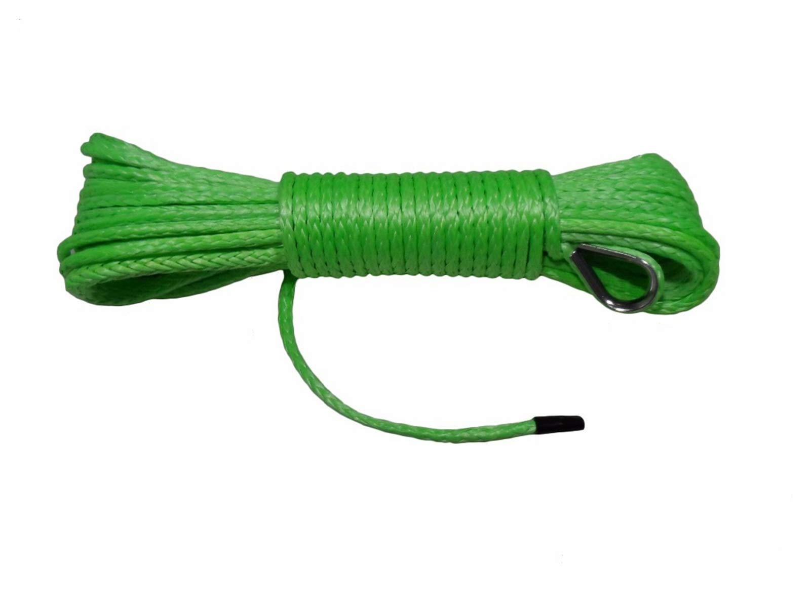 Synthetisches Windenseil-Kabelset Grüne 5mm * 15M Winch Line, 3/16 "* 50ft Synthetische Winde-Kabelseil, Bootswindekabel, Off-Road Seil 4500lbs von LOMCOT