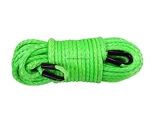 Synthetisches Windenseil-Kabelset Grünes 12mm * 45m Synthetisches Windenseil, ATV-Windekabel, Winde-Seilverlängerung, Abschleppseil von LOMCOT