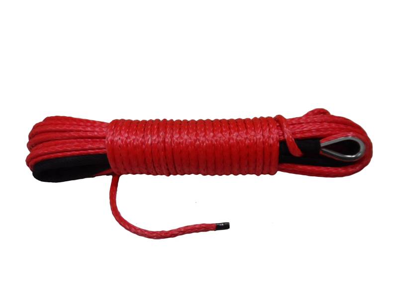 Synthetisches Windenseil-Kabelset Rote 5mm * 15m ATV Winch Line, Synthetisches Windenseil, ATV-Windekabel, abseits der Straßenseil 5mm von LOMCOT