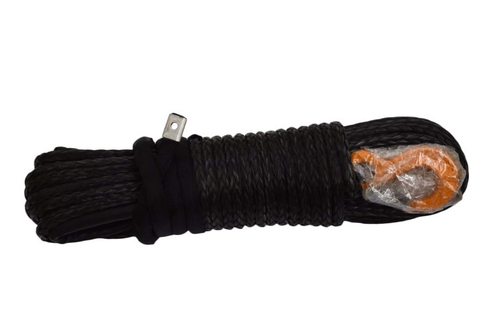 Synthetisches Windenseil-Kabelset Schwarz 10mm * 30m Synthetisches Windenseil, ATV-Windekabel, Seil for ATV-Winde, ATV-Winch-Linie, Schleppseilauto von LOMCOT