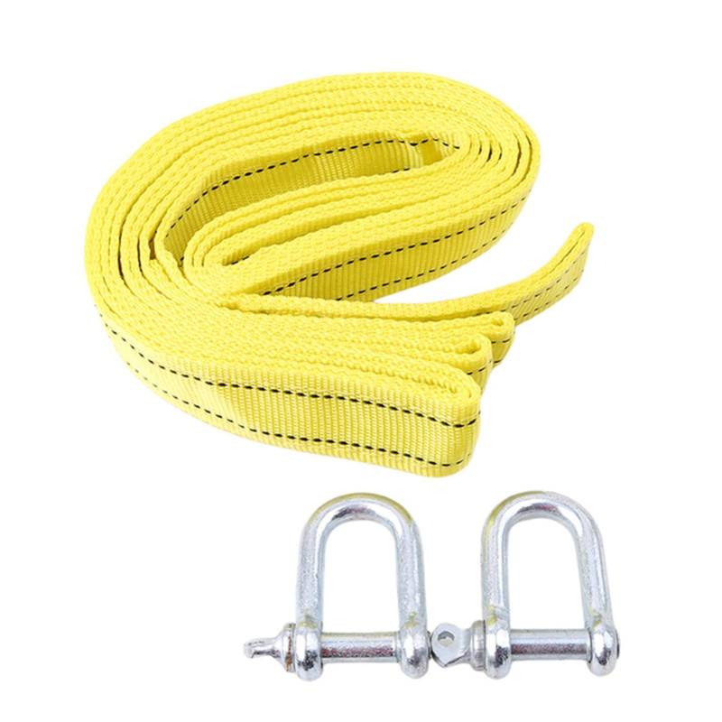 Synthetisches Windenseil-Kabelset Schwere Duty 3TONS Auto Schleppkabel Abschleppzähne Pull Seil Strapische Haken Van Road Recovery Eagle Haken/U-Haken Abschleppseile(U Shaped Hook) von LOMCOT