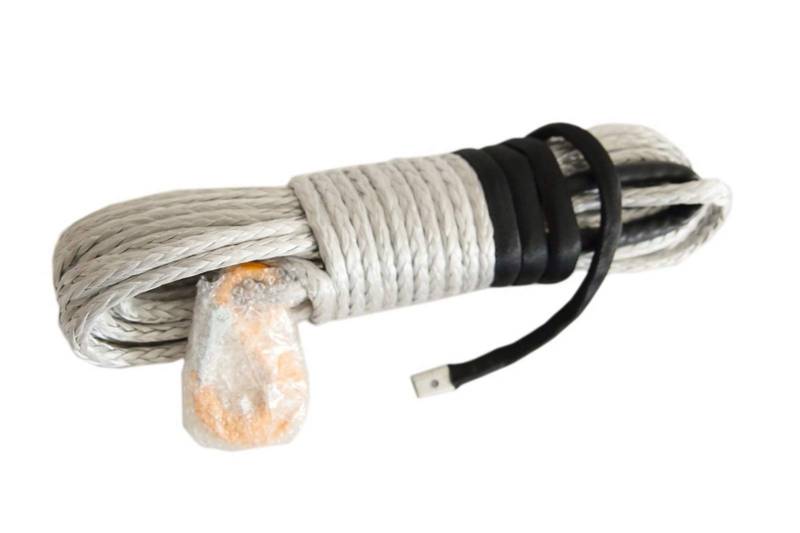 Synthetisches Windenseil-Kabelset Silber 10mm * 30m Plasma-Seil, UTV-Winde-Accemies, Synthetisches Windenseil, 3/8 x 100 Windekabel von LOMCOT