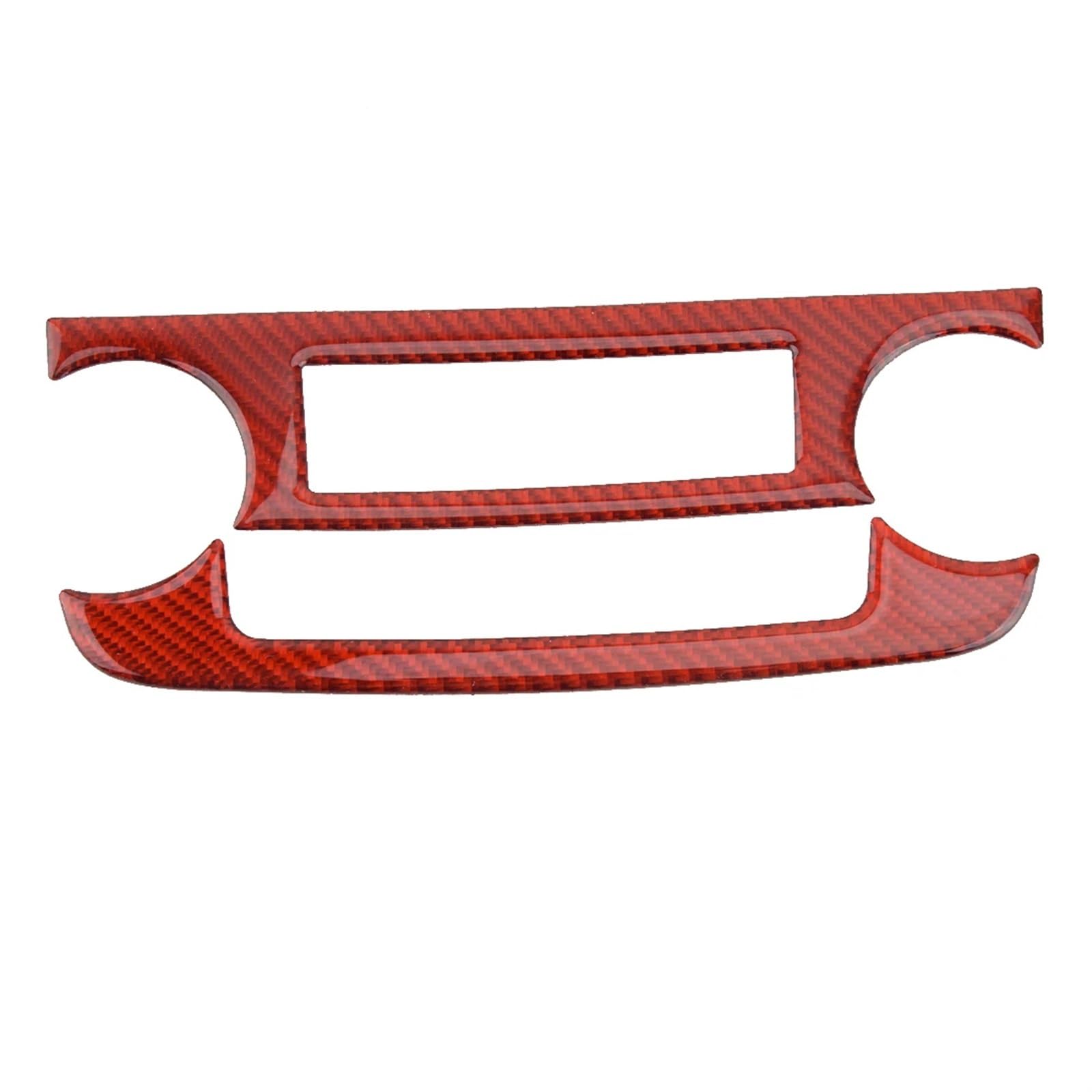 Auto Deko Innen Für CR-V Für CRV 2011 2010 2009 2008 2007 Red Carbon Fiber Center Console A/C Schalter Panel Trim Aufkleber Abdeckung Rahmen Kit Fit Auto-Trim-Aufkleber von LONPEXDT