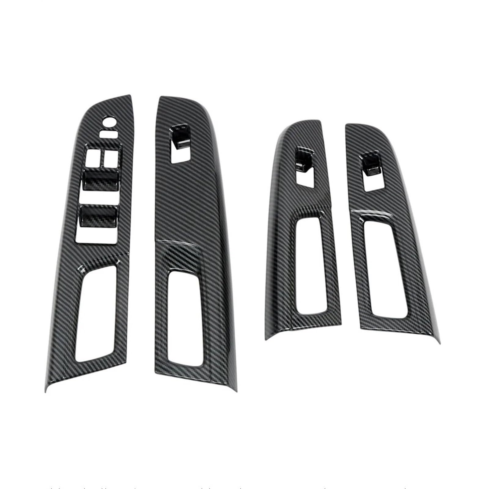 Auto Deko Innen Für Subaru Für WRX Für STI 2015-2020 RHD Auto Carbon Fiber Fenster Glas Lift Taste Trim Schalter Abdeckung Tür Armlehne Panel Auto-Trim-Aufkleber von LONPEXDT