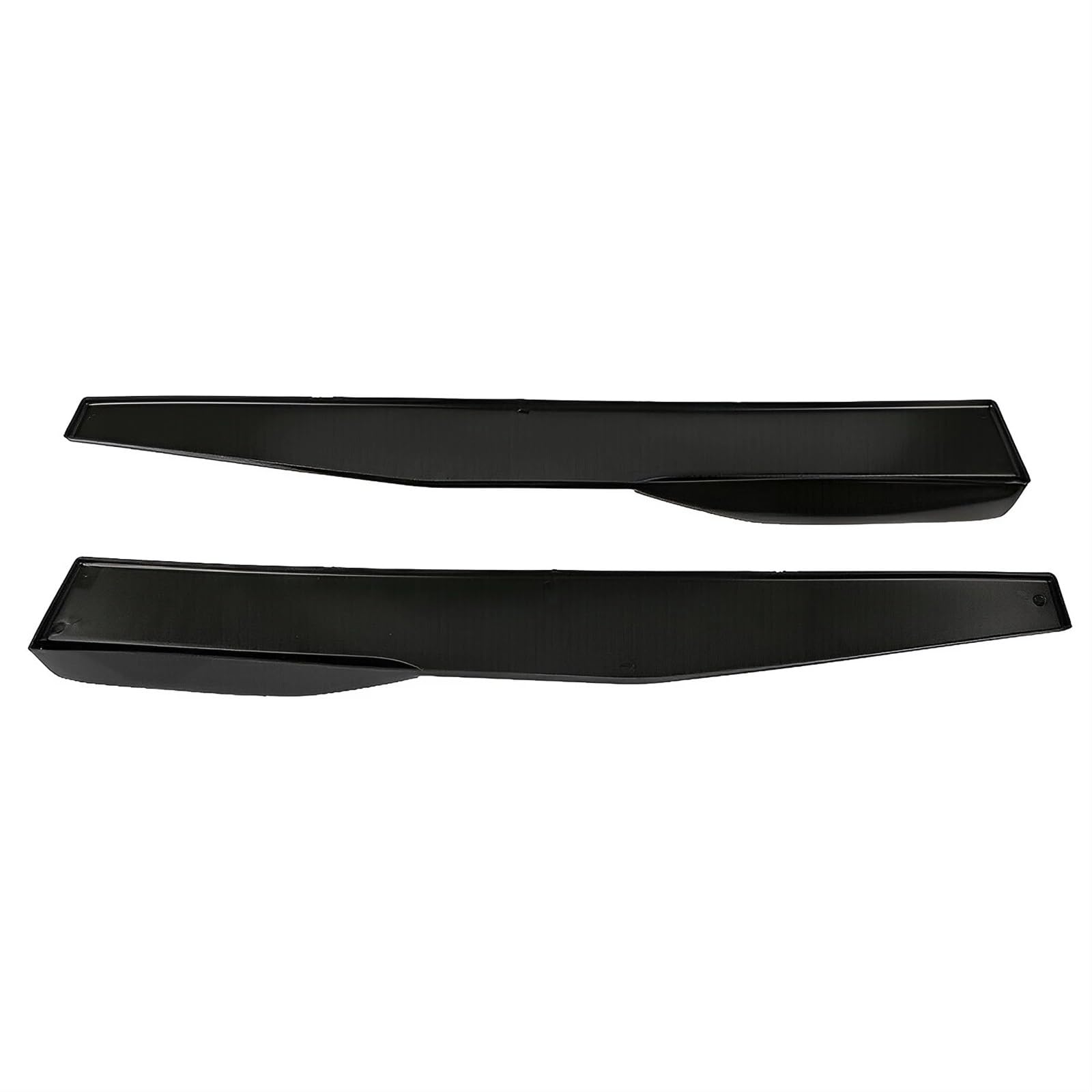 Auto Seitenschweller 1 Paar Auto Universal Gloss Black Seitenschweller Car Side Skirt Splitter von LONPEXDT