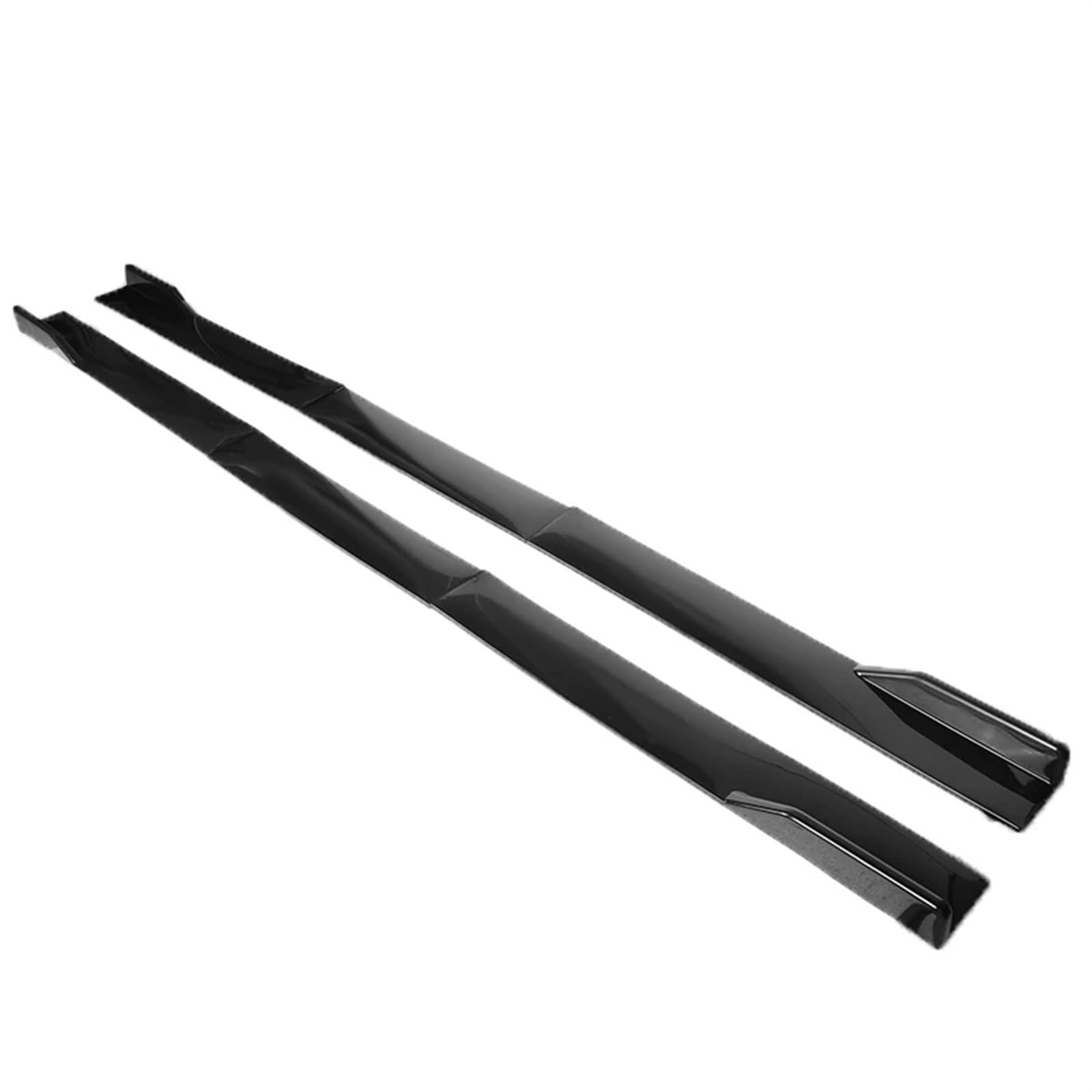 Auto Seitenschweller 1 Paar Universal Seitenschweller Verlängerung 2,2 M Rocker Panels Lip Splitter ABS Auto Zubehör Auto Styling Für Civic Car Side Skirt Splitter von LONPEXDT