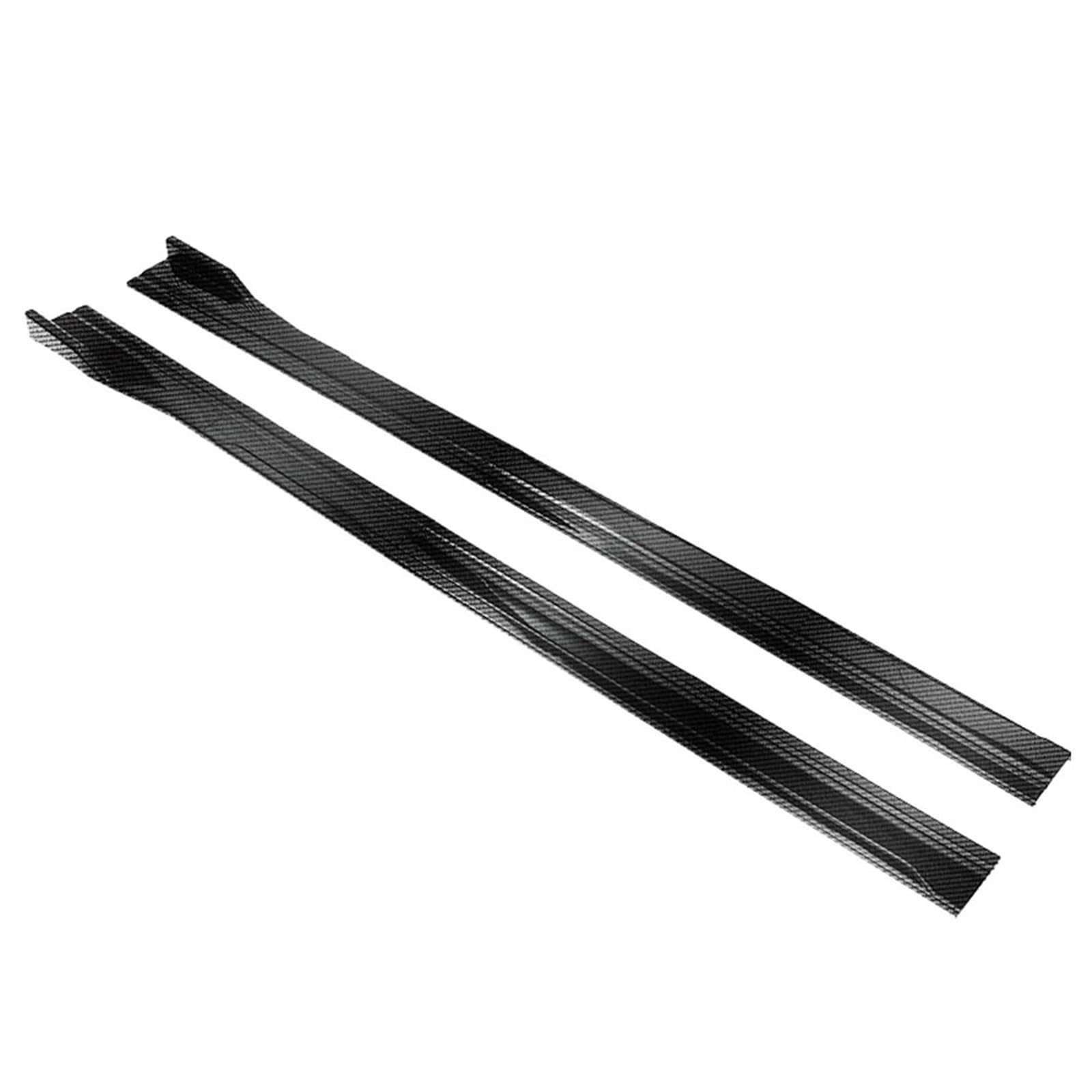 Auto Seitenschweller 2,2 M/2 M Auto Seitenschweller Universal Verlängerungssatz Splitter Schürze Lip Splitter Winglet Zubehör Für A4 A5 A8 Q5 RS5 TT MK5 Car Side Skirt Splitter(2.2m,B) von LONPEXDT