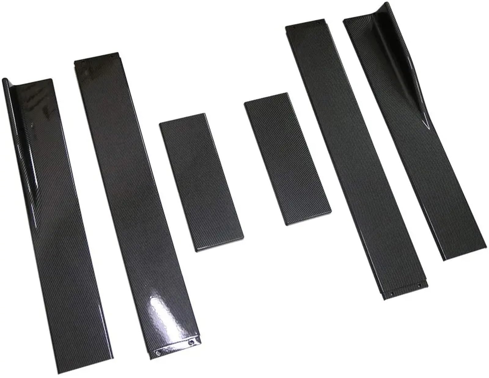 Auto Seitenschweller 2,2 M Seitenschweller Universal Verlängerungskörpersatz Splitterschürze Winglet Protector Autozubehör Car Side Skirt Splitter(B) von LONPEXDT