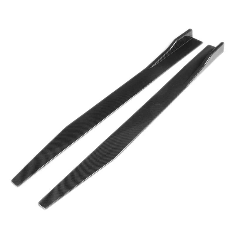 Auto Seitenschweller 2 PCS Universal 1,18 M Auto Seitenschweller Spoiler Auto Stoßstange Verlängerung Rocker Panels Lip Rock Für Toyota Car Side Skirt Splitter(B) von LONPEXDT