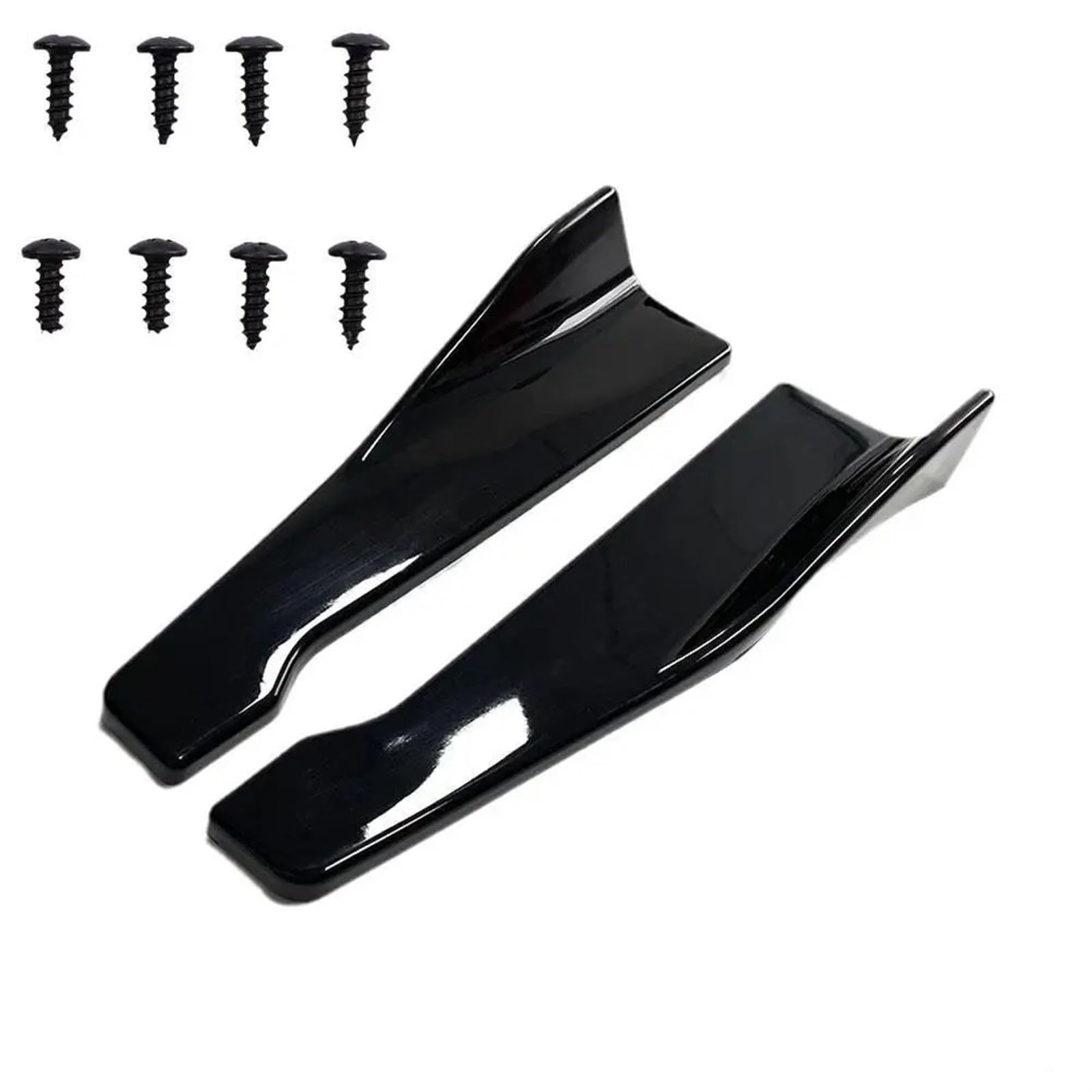 Auto Seitenschweller 2 Stück 48 cm Seitenschweller Heckspoilerlippe Splitter Winglet Schürzen Heckeckenschutzplatte Seitenschweller Autoschutz Autozubehör Car Side Skirt Splitter(A) von LONPEXDT