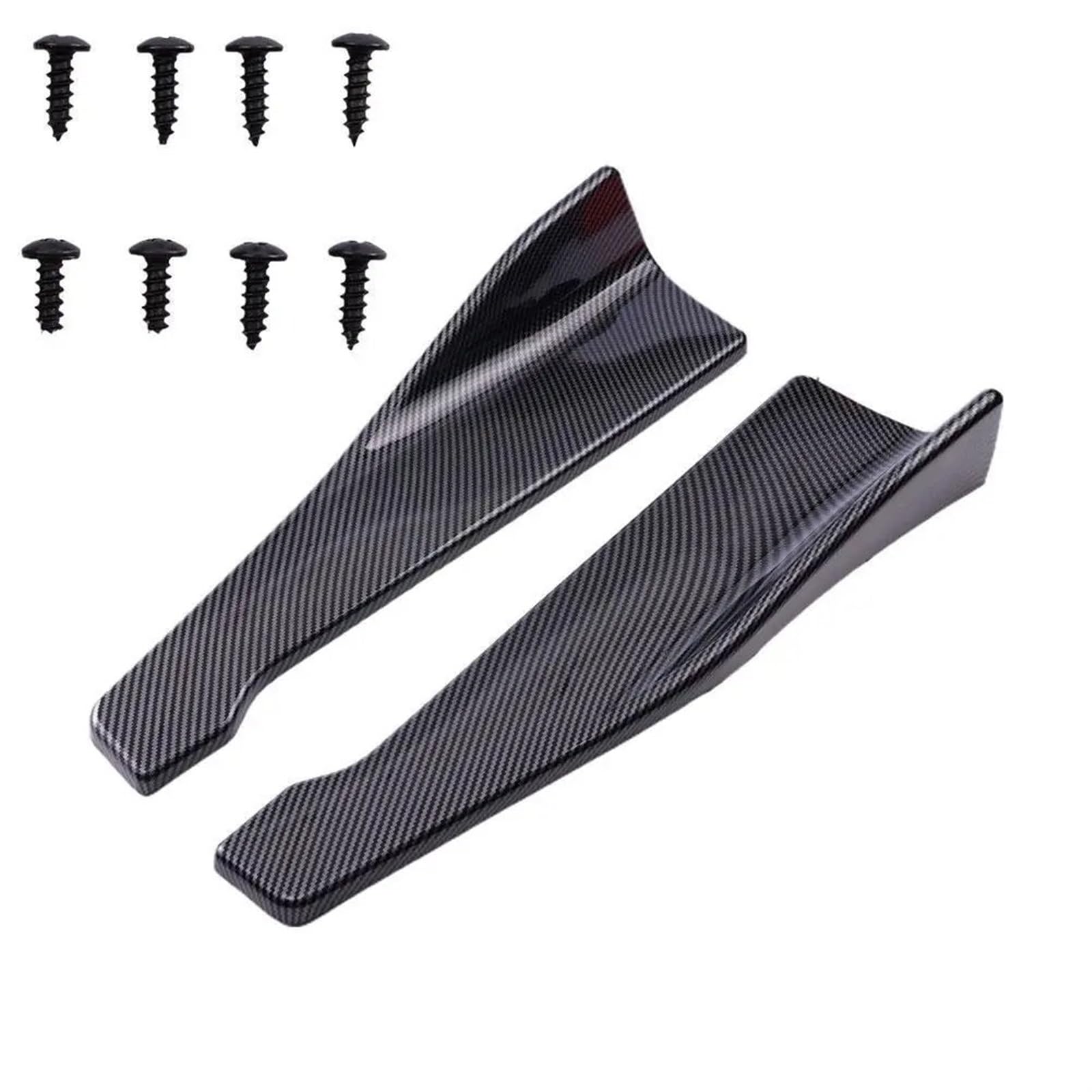 Auto Seitenschweller 2 Stück 48 cm Seitenschweller Heckspoilerlippe Splitter Winglet Schürzen Heckeckenschutzplatte Seitenschweller Autoschutz Autozubehör Car Side Skirt Splitter(B) von LONPEXDT