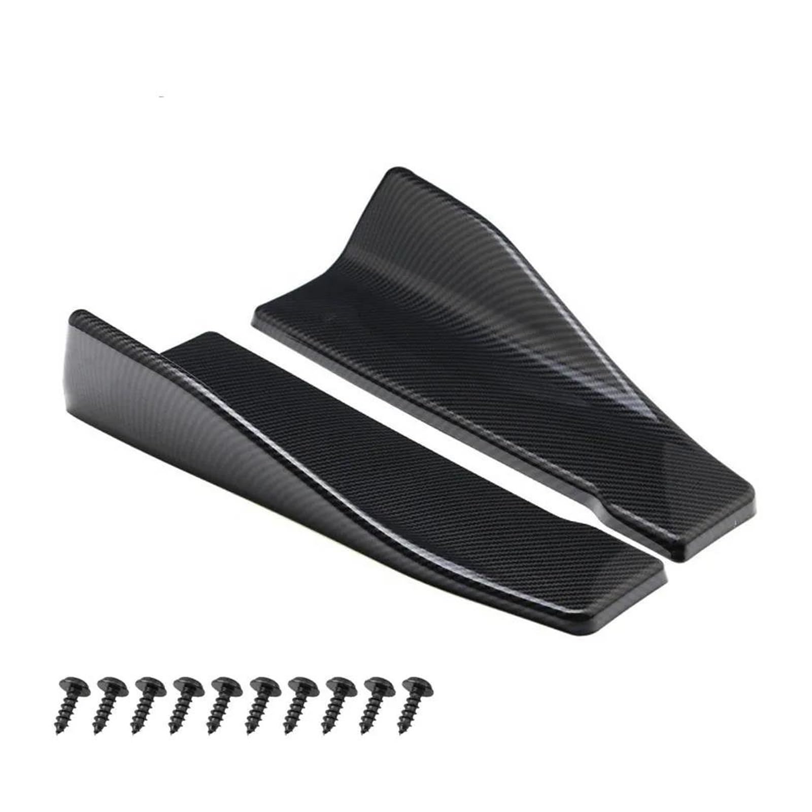 Auto Seitenschweller 35cm 48cm Universal Fit Auto Spoiler Seitliche Stoßstange Hinten Seite Rock Lip Rocker Flügel Schutz Zierleisten Car Side Skirt Splitter(35cm-B) von LONPEXDT