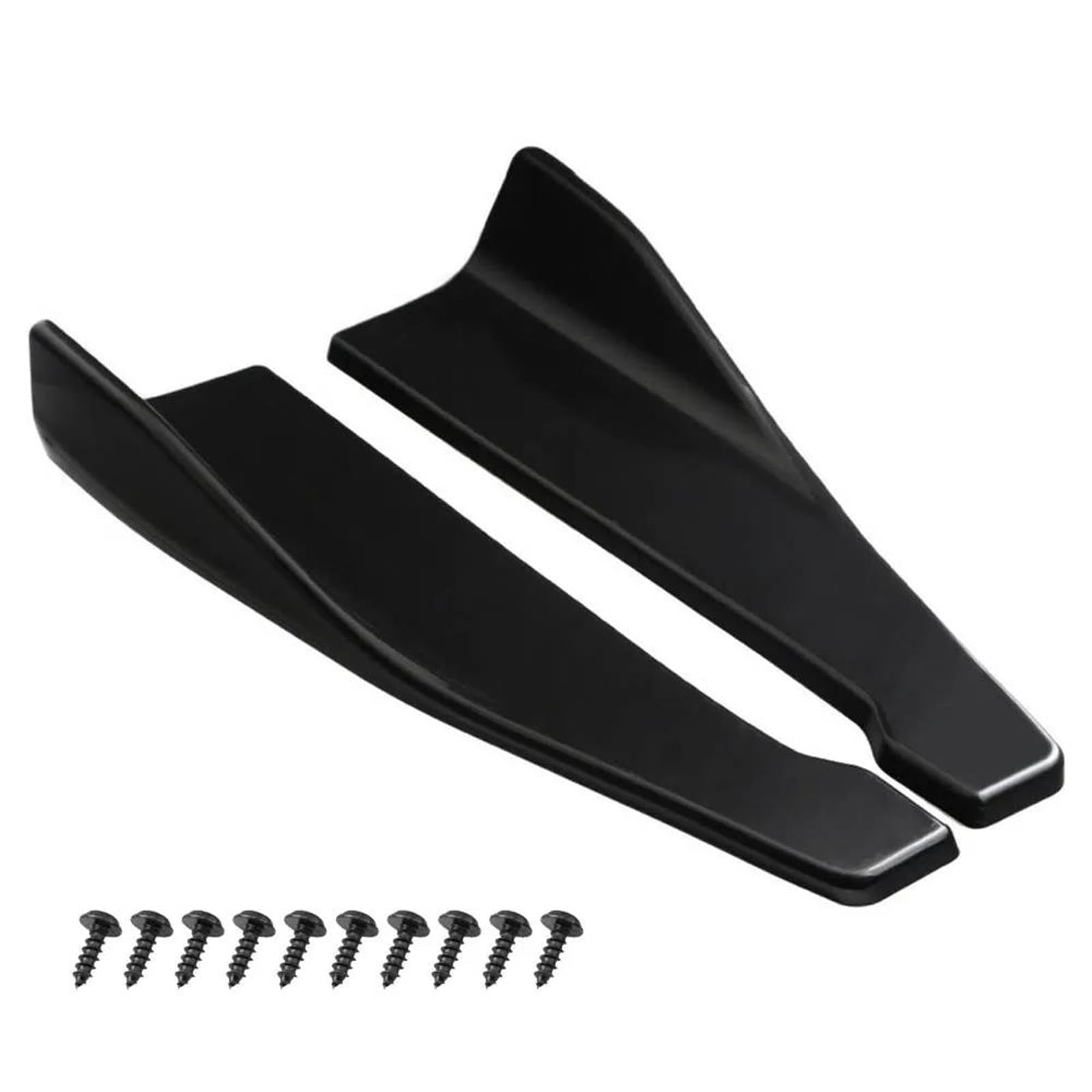 Auto Seitenschweller 35cm 48cm Universal Fit Auto Spoiler Seitliche Stoßstange Hinten Seite Rock Lip Rocker Flügel Schutz Zierleisten Car Side Skirt Splitter(48cm-A) von LONPEXDT