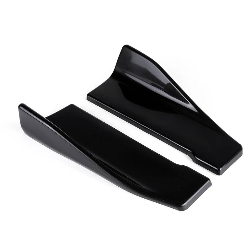 Auto Seitenschweller 35cm Seitenschwellerverlängerung Winglet Schürzen Guards Für Mitsubishi Für Lancer Für EVO 10 2008 2009 2010 2011 2012 2013 2014 2015 2016 2017 Car Side Skirt Splitter(Schwarz) von LONPEXDT