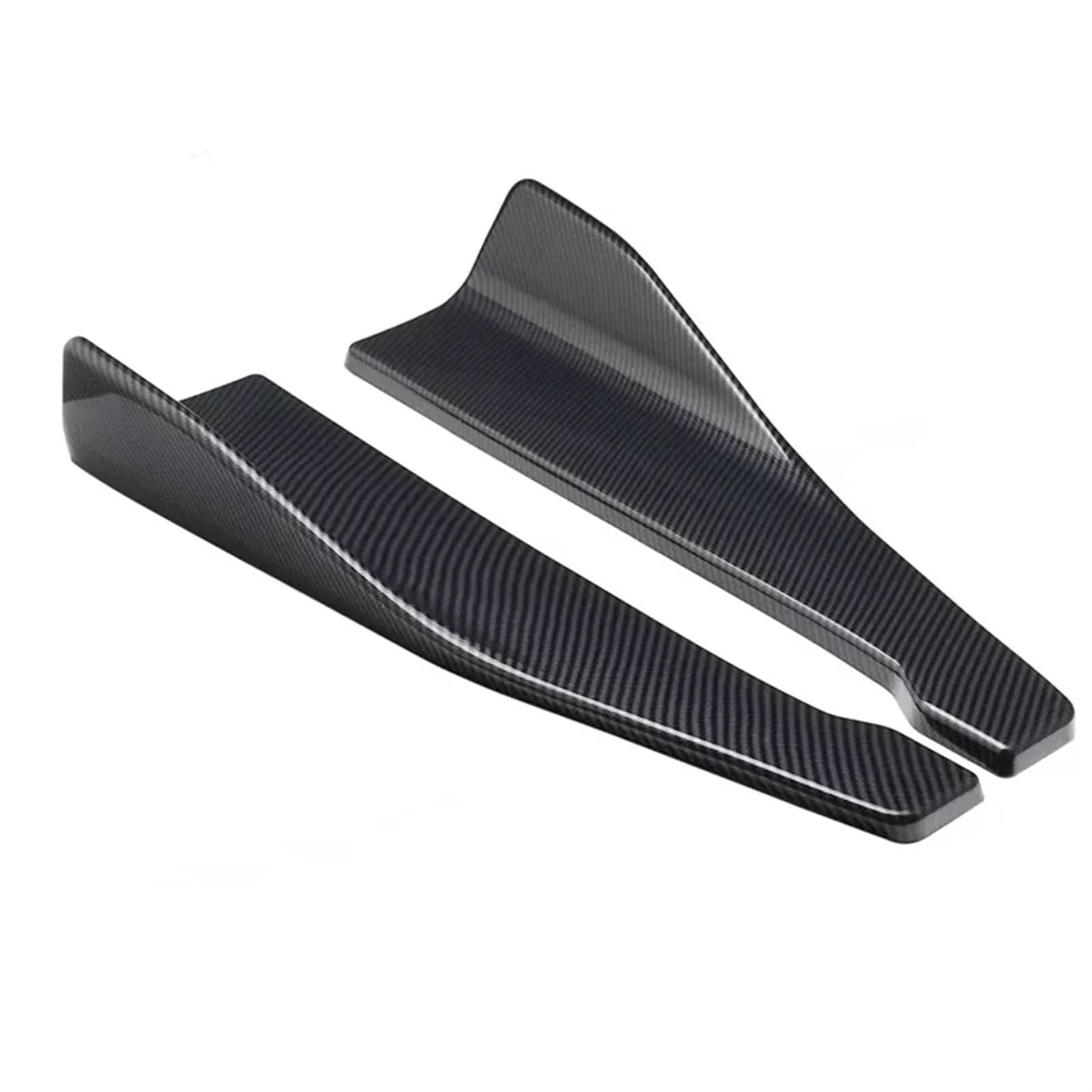 Auto Seitenschweller 48CM Seitenschweller Für Autos Universal Bumper Spoiler Splitter Erweiterungen Für A3 Car Side Skirt Splitter(B) von LONPEXDT