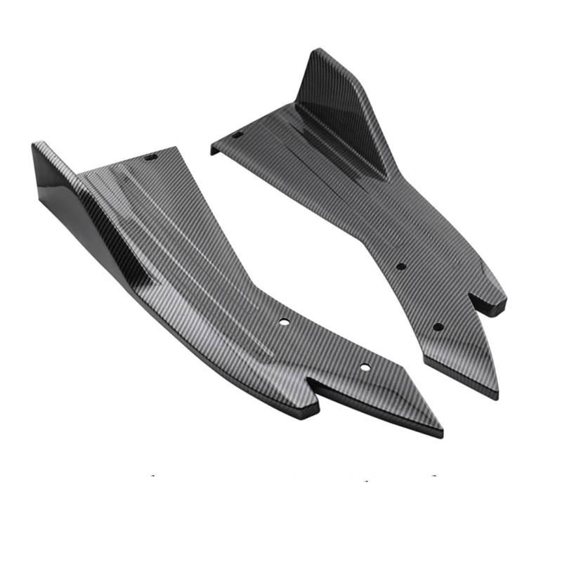 Auto Seitenschweller Auto Heckstoßstange Diffusor Splitter Spoiler Canards Seitenschweller Abdeckung Für A4 B8 Auto-Tuning-Zugang Car Side Skirt Splitter(Kohlefaser) von LONPEXDT