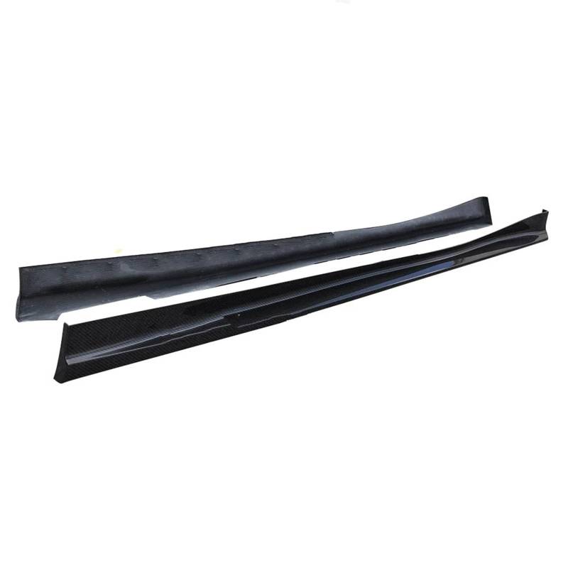 Auto Seitenschweller Carbon Fiber Seitenschweller Verlängerungslippenschürzen Spoiler Stoßstangenkinnlippe Für Toyota Für Supra A90 Frontsplitter Auto-Styling Car Side Skirt Splitter von LONPEXDT