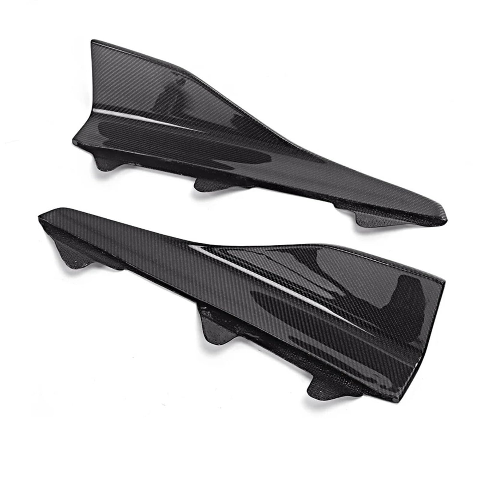 Auto Seitenschweller Heckspoiler Seitenschweller Splitter Cupwings Winglets Für 2er F87 Für M2 Basis Coupé 2016-2018 Flaps Car Side Skirt Splitter von LONPEXDT