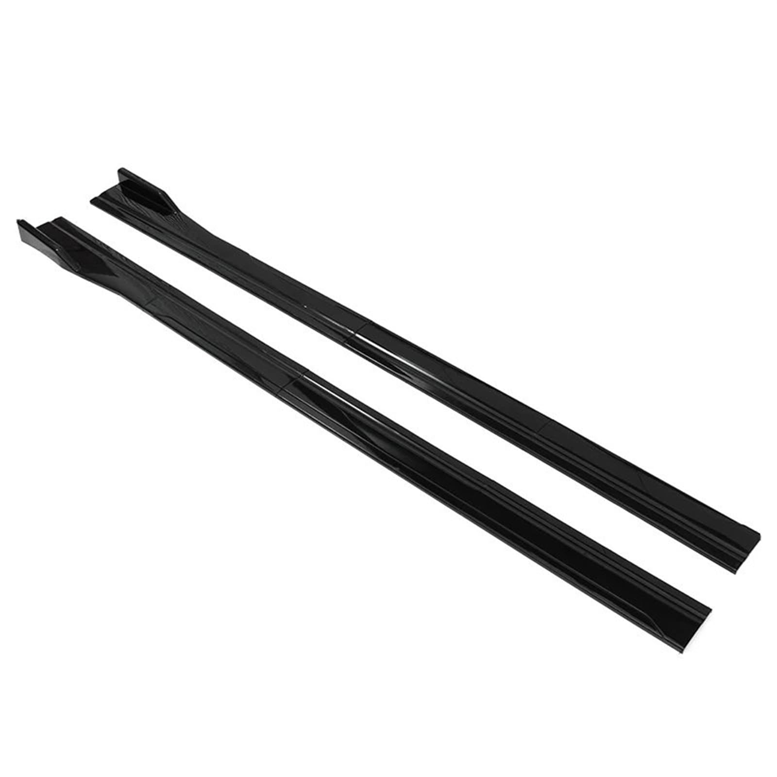 Auto Seitenschweller Lippentrenner Für Stoßstange Im Sport-Stil, 8 Stück, 2 M/2,18 M, Universelle Seitenschwellerverlängerung, Kipphebelplatte, Kfz-Modifikationsteile Car Side Skirt Splitter(2.18m-A) von LONPEXDT