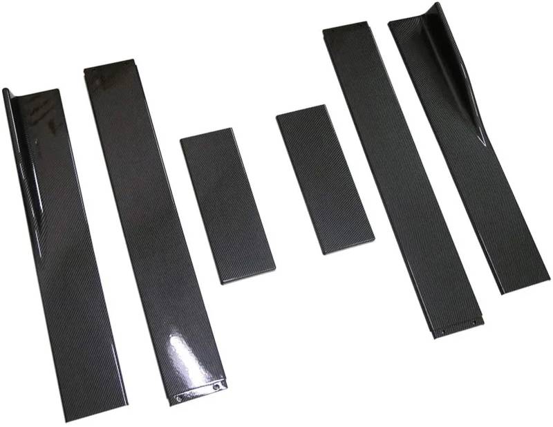 Auto Seitenschweller Seitenschwellerverlängerung Schürze Splitter Winglet Body Kit Autozubehör Car Side Skirt Splitter(B) von LONPEXDT