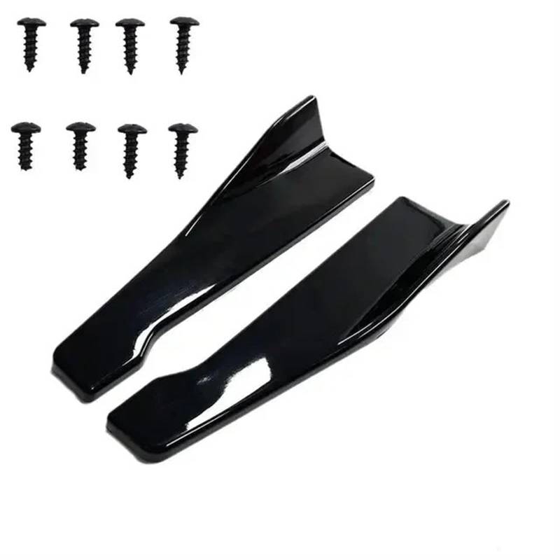 Auto Seitenschweller Universal 48CM Länge Auto Seite Rock Bumper Spoiler Splitter Protector Scratch Für VW Für Golf 5 6 V5H2 Zubehör Car Side Skirt Splitter(A) von LONPEXDT