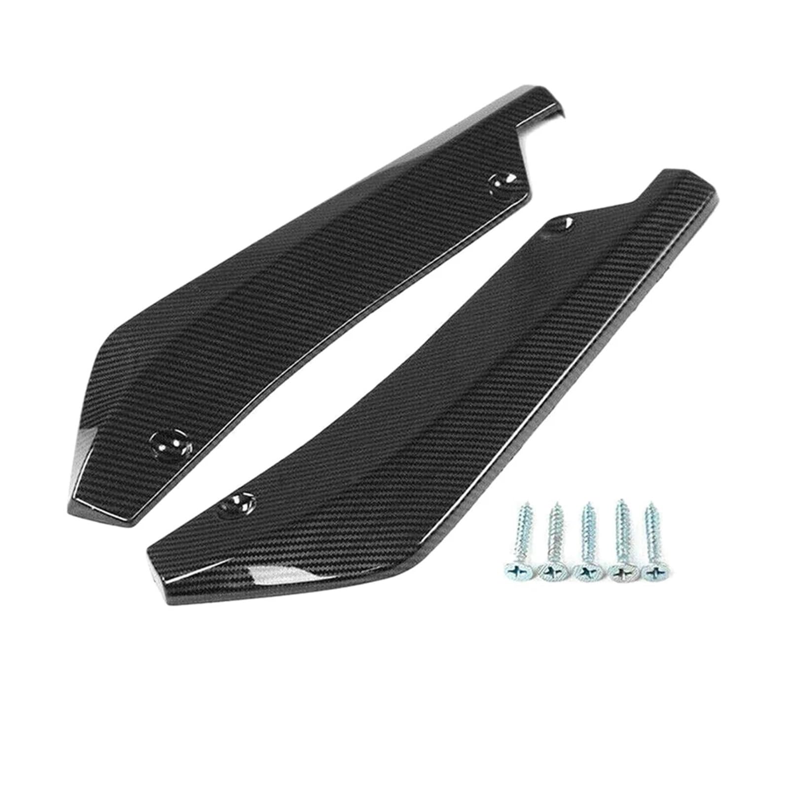 Auto Seitenschweller Universal Auto Carbon Fiber Heckstoßstange Lippe Winkel Splitter Diffusor Dekorativer Schutz Winglets Seitenschweller Erweiterungen Car Side Skirt Splitter von LONPEXDT