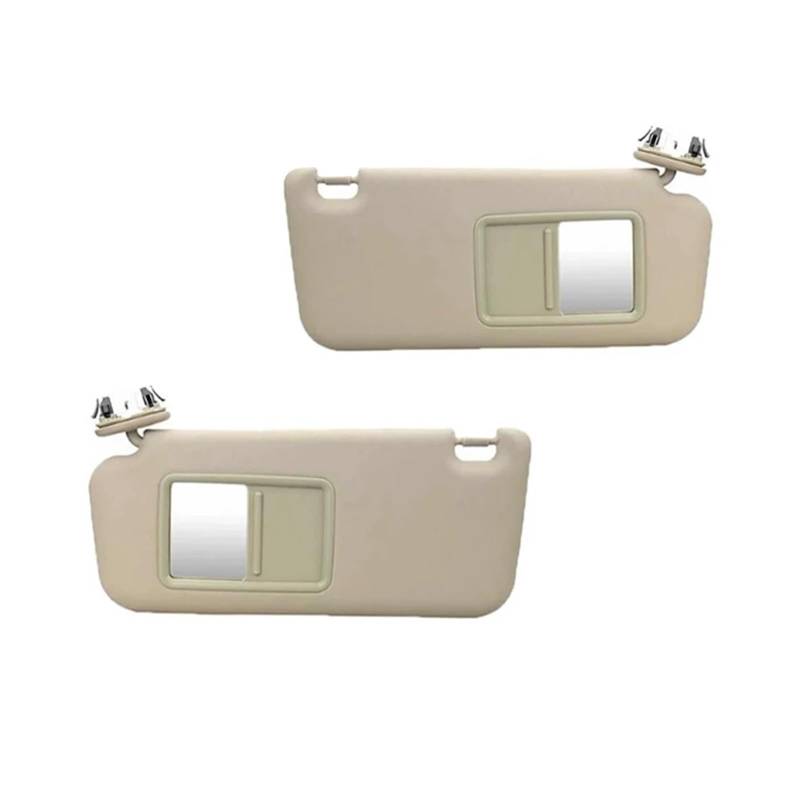 Auto-Sonnenschutz Auto-Innensonnenblende Für Toyota Für RAV4 2006 2007 2008 2009 2010 2011 2012 2013 Spiegel Sonnenschutz Ersatz Innensonnenblende(Beige Left and Right) von LONPEXDT