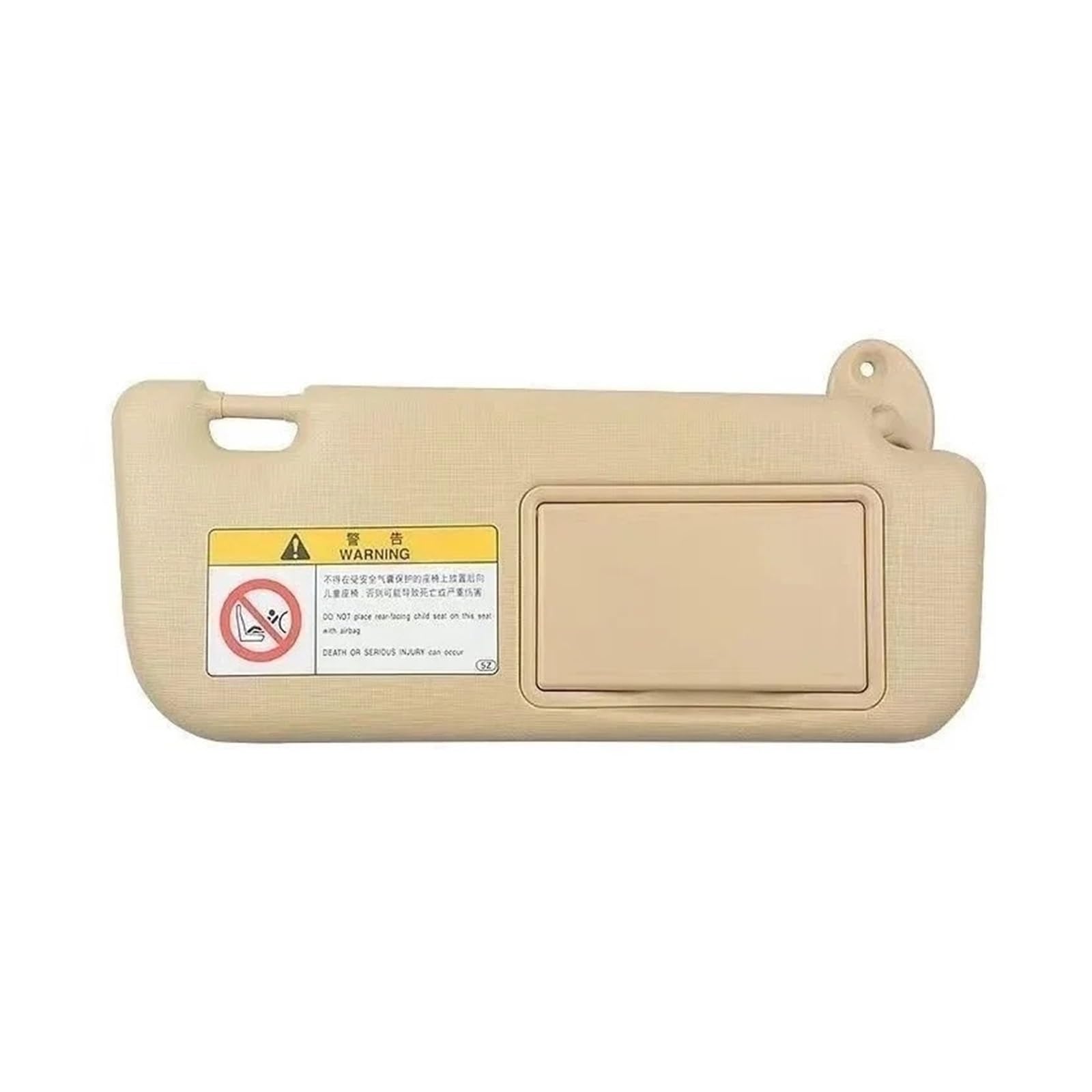 Auto-Sonnenschutz Für Toyota Für Corolla E160 E170 2014 2015 2016 2017 Auto Vorne Links/Rechts Sonnenblende Panel Sonnenblende Mit Make-Up Spiegel Ersatz Innensonnenblende(Beige Right) von LONPEXDT